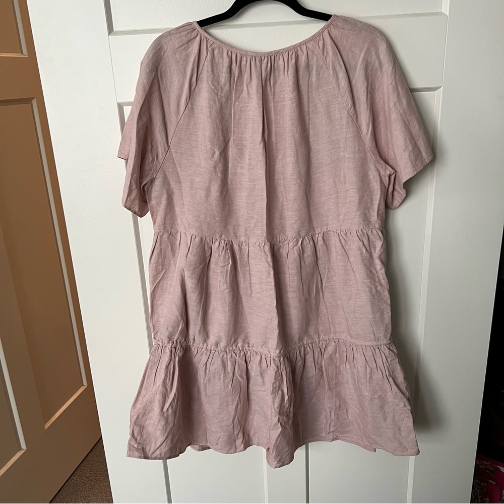 Pink Madewell Dress Size XL with pockets - Picture 5 of 7
